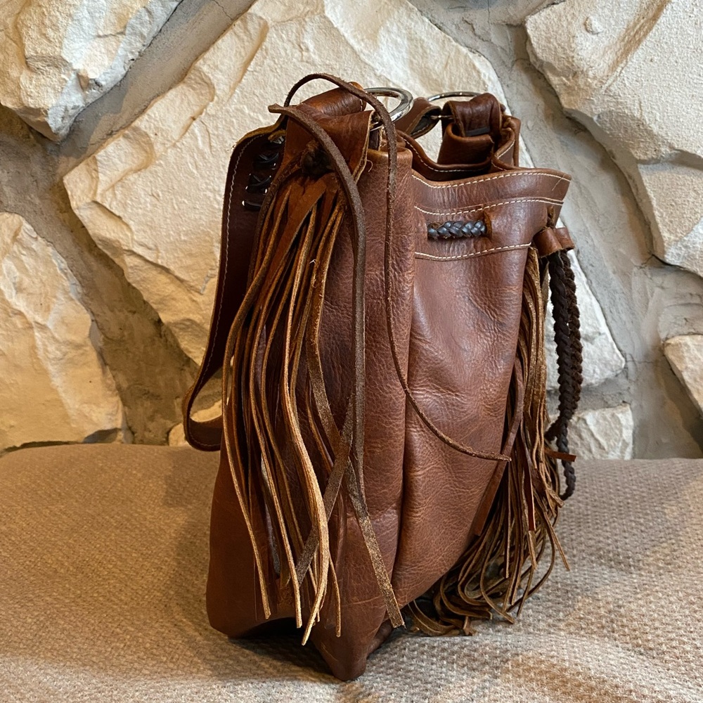 Gorgeous handmade leather bag - Picture 4 of 8